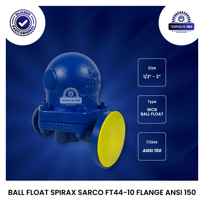 BALL FLOAT SPIRAX SARCO FT44-10 FLANGE ANSI 150