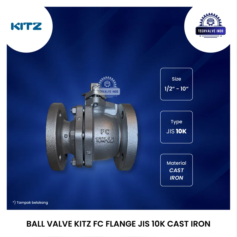BALL VALVE KITZ FC JIS 10K CAST IRON