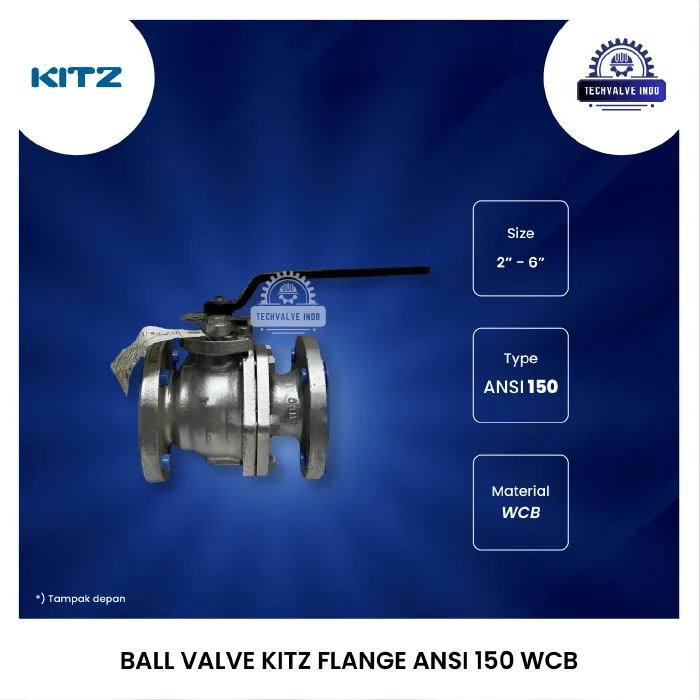 BALL VALVE KITZ FLANGE ANSI 150 WCB
