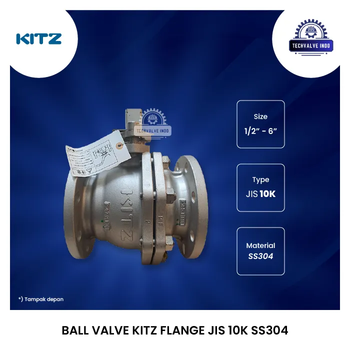 BALL VALVE KITZ FLANGE JIS 10K SS304