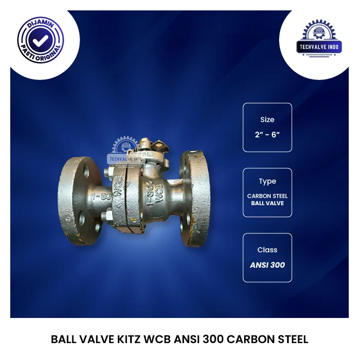 BALL VALVE KITZ WCB ANSI 300 CARBON STEEL