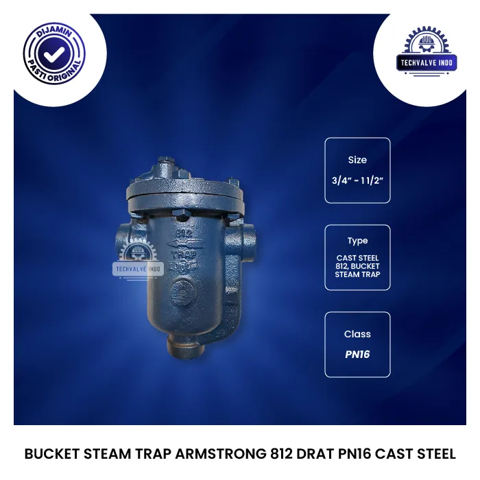 BUCKET STEAM TRAP ARMSTRONG 812 DRAT PN16 CAST STEEL