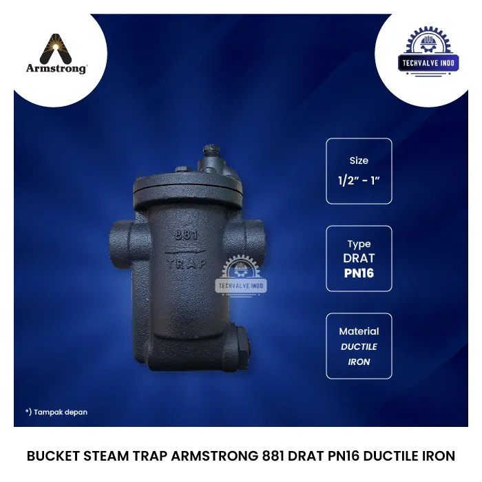 BUCKET STEAM TRAP ARMSTRONG 881 DRAT PN16 DUCTILE IRON
