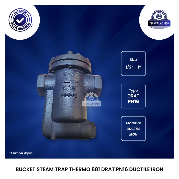 BUCKET STEAM TRAP THERMO 881 DRAT PN16 DUCTILE IRON