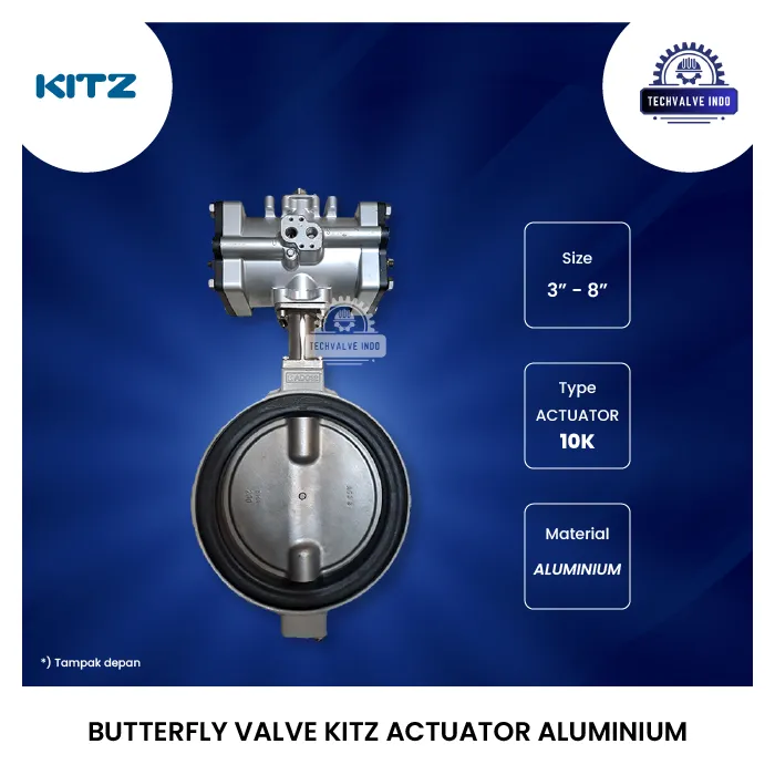 BUTTERFLY VALVE KITZ ACTUATOR ALUMINIUM