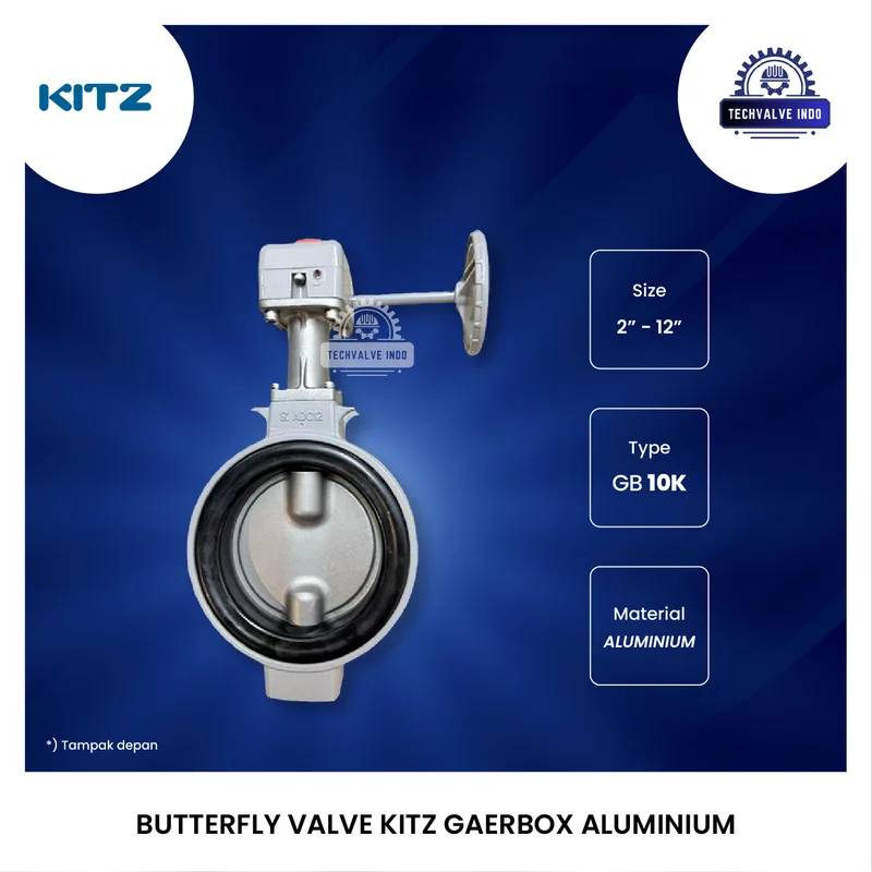 BUTTERFLY VALVE KITZ G-10XJME 10K ALUMINIUM