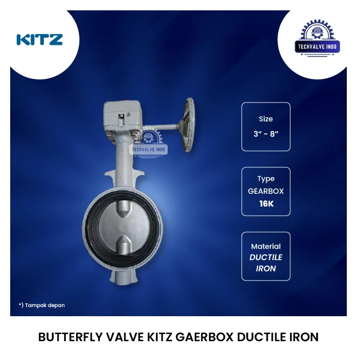 BUTTERFLY VALVE KITZ GEARBOX DUCTILE IRON