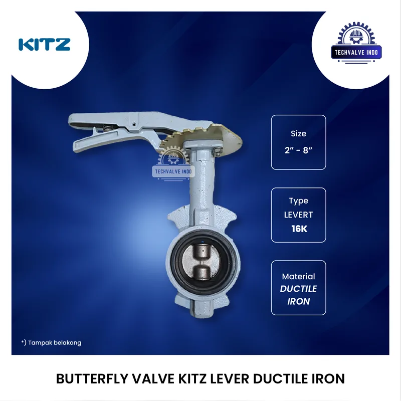 BUTTERFLY VALVE KITZ LEVER 10DJ 16K DUCTILE IRON