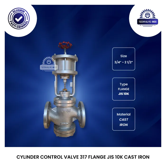 CYLINDER CONTROL VALVE 317 FLANGE JIS 10K CAST IRON