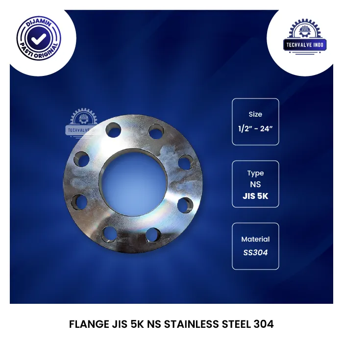 FLANGE JIS 5K NS STAINLESS STEEL 304