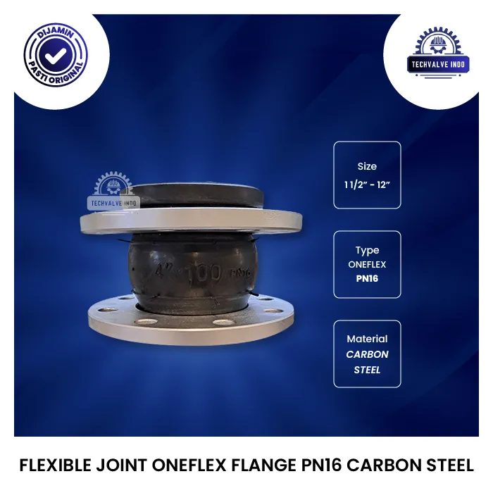 FLEXIBLE JOINT ONEFLEX FLANGE PN16 CARBON STEEL
