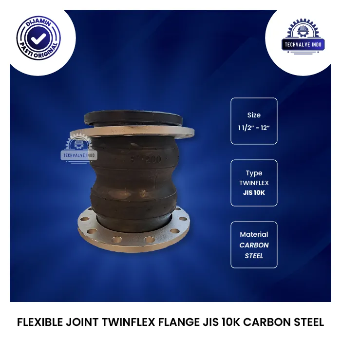 FLEXIBLE JOINT TWINFLEX FLANGE JIS 10K CARBON STEEL