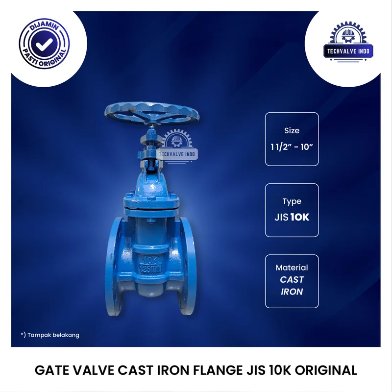 GATE VALVE JIS 10K CAST IRON