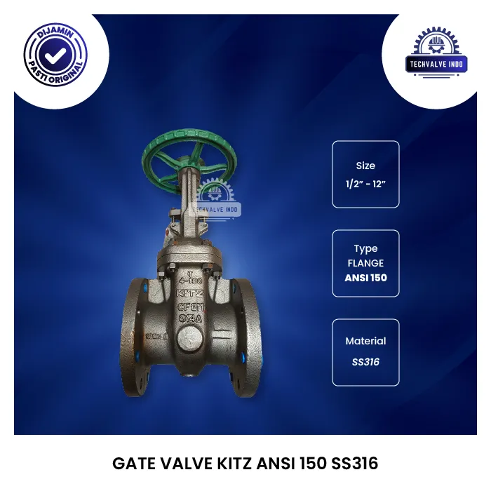 GATE VALVE KITZ ANSI 150 SS316
