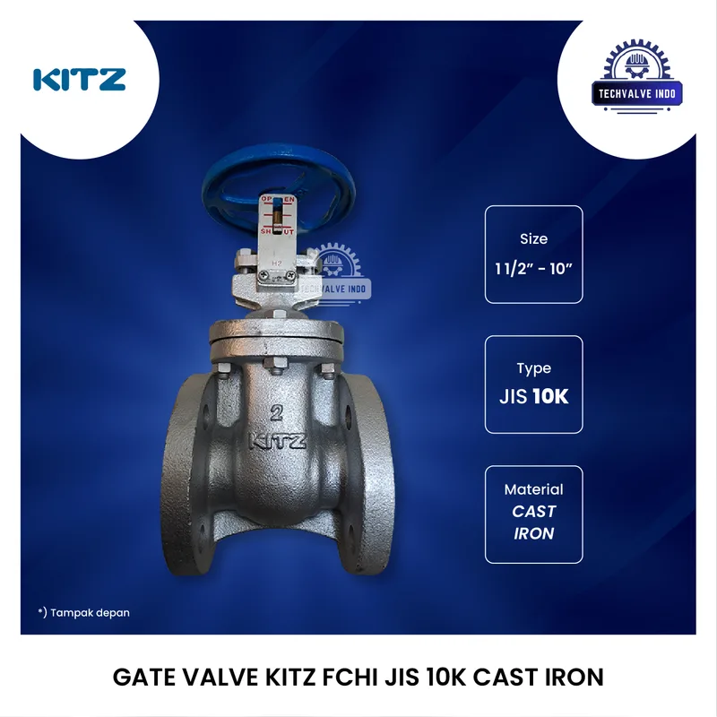 GATE VALVE KITZ FCHI JIS 10K CAST IRON