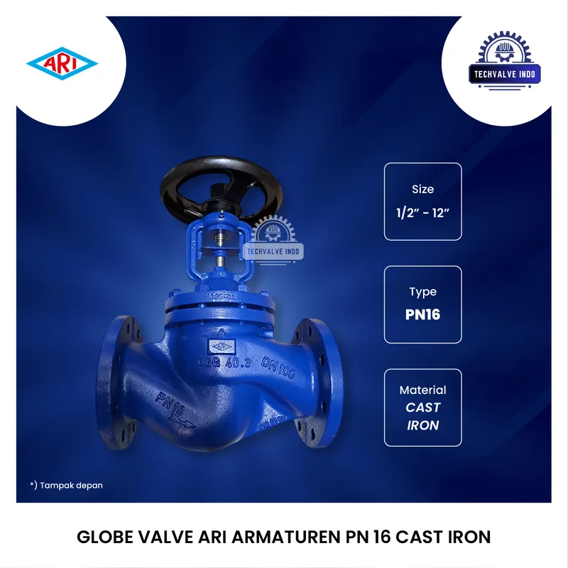 GLOBE VALVE ARI ARMATUREN PN16 CAST IRON