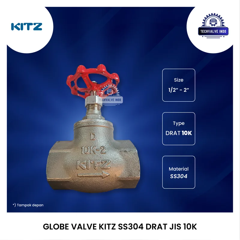 GLOBE VALVE KITZ DRAT 10K SS304