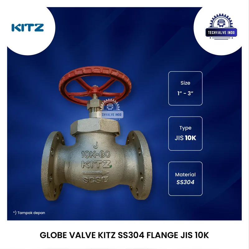 GLOBE VALVE KITZ FLANGE JIS 10K SS304