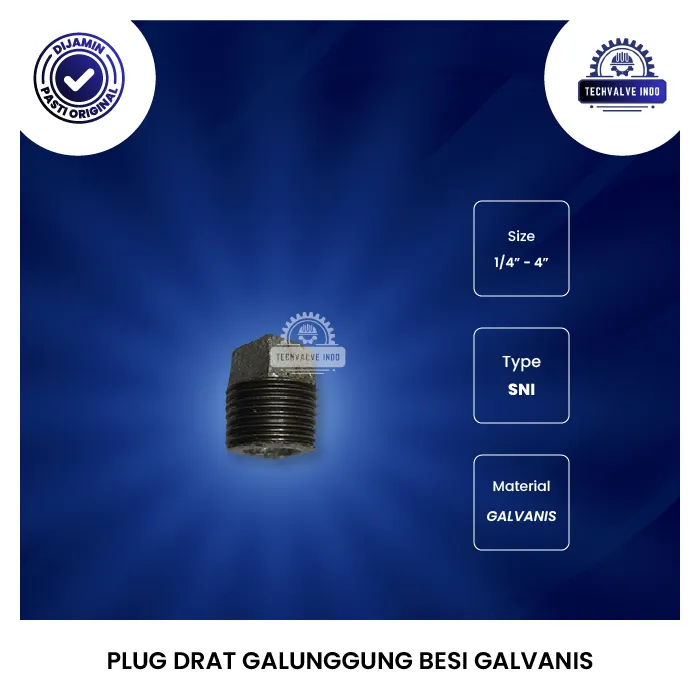 PLUG DRAT GALUNGGUNG BESI GALVANIS