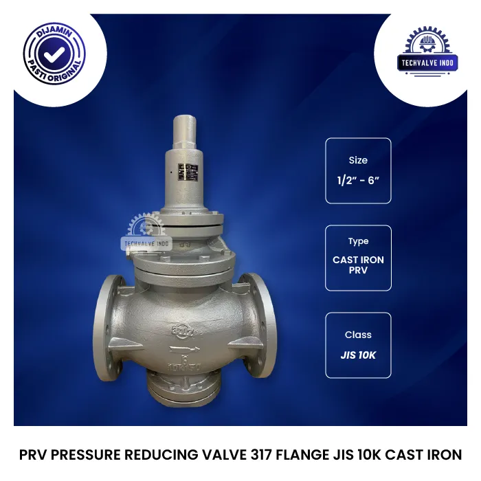 PRV PRESSURE REDUCING VALVE 317 FLANGE JIS 10K CAST IRON