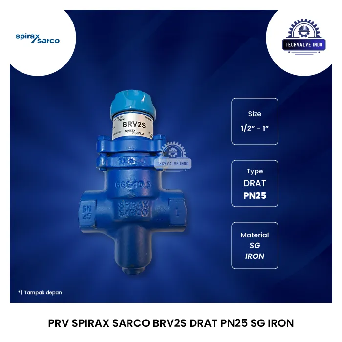 PRV SPIRAX SARCO BRV2S DRAT PN25 SG IRON