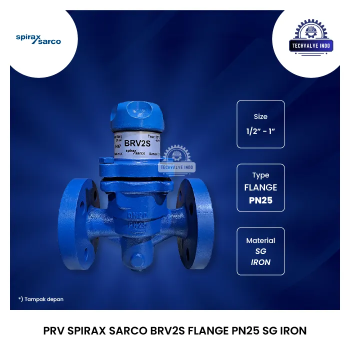 PRV SPIRAX SARCO BRV2S FLANGE PN25 SG IRON