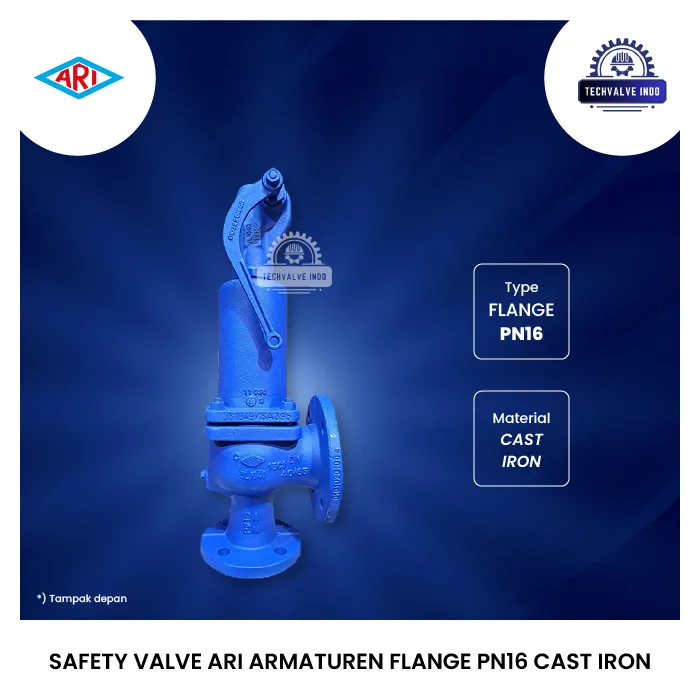 SAFETY VALVE ARI ARMATUREN FLANGE PN16 CAST IRON