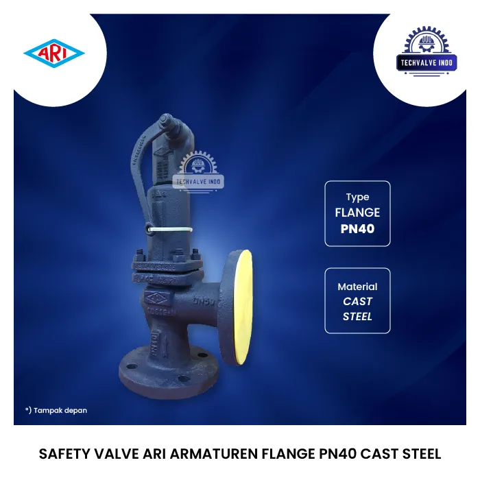SAFETY VALVE ARI ARMATUREN FLANGE PN40 CAST STEEL