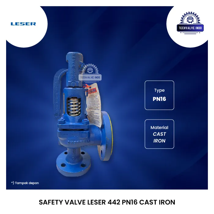 SAFETY VALVE LESER 442 PN16 CAST IRON