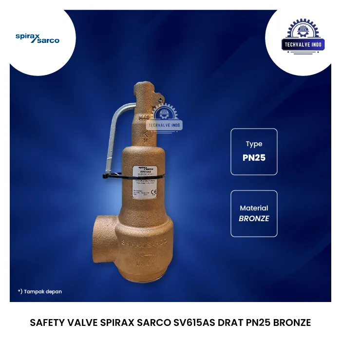 SAFETY VALVE SPIRAX SARCO SV615AS DRAT PN25 BRONZE