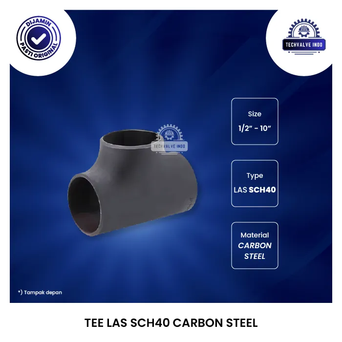 TEE LAS SCH40 CARBON STEEL