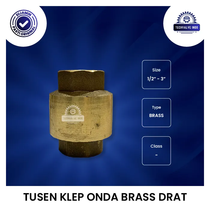 TUSEN KLEP ONDA BRASS DRAT