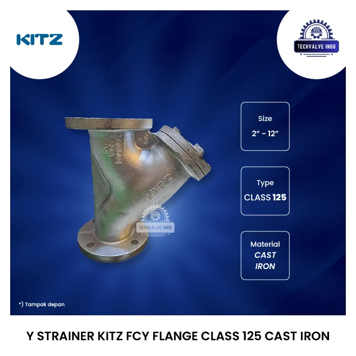 Y STRAINER KITZ FCY FLANGE CLASS 125 CAST IRON