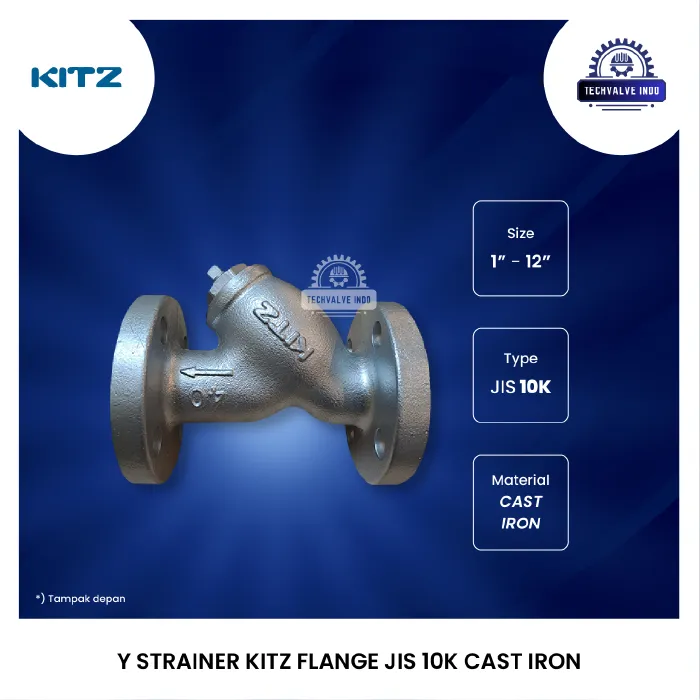 Y STRAINER KITZ FLANGE JIS 10K CAST IRON